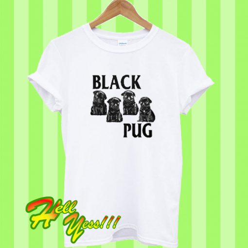 Black Pug T Shirt