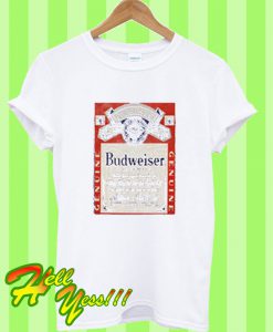 Budweiser White T Shirt
