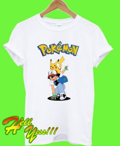 Camiseta Pokemon Ash Pikachu T Shirt