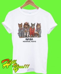 Cat Space Nasa T Shirt