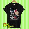 Charlie Brown And Snoopy Houston Texans T Shirt