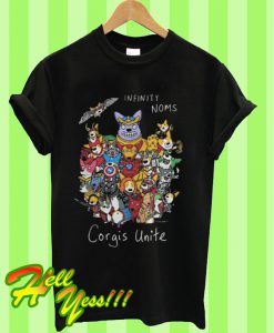 Corgis Unite Infinity Noms T Shirt