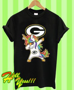 Dabbing Hip Hop Unicorn Dab Green Bay Packers T Shirt