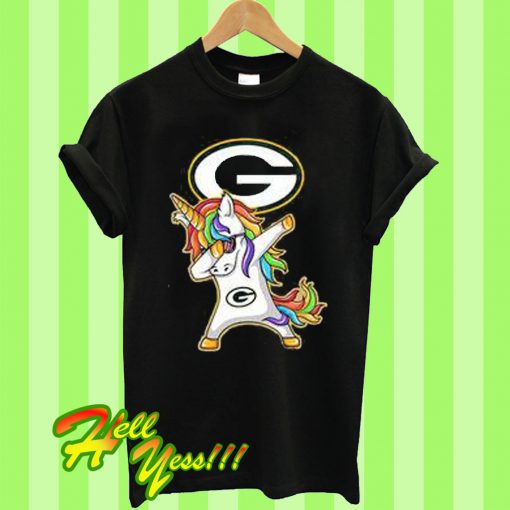 Dabbing Hip Hop Unicorn Dab Green Bay Packers T Shirt