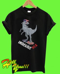 Dinosaur 4th of July Amerisaurus T-Rex Independence Day T Shirt