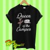 Flamingos Queen of the camper T Shirt