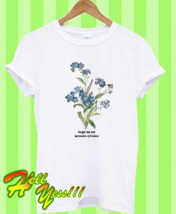 Forget Me Not Myosotis Sylvatica T Shirt