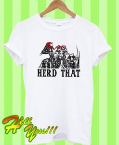 Hippie Cow herd that T Shirt