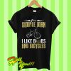 Im A Simple Man I Like Boobs And Bicycles T Shirt