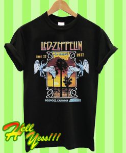 Led Zeppelin In Concert June 22 1977 T Shirt