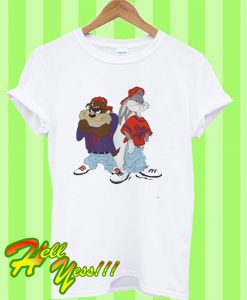 Looney tunes old school Taz and Bugs bunny T Shirt