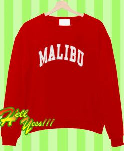 Malibu Red Sweatshirt