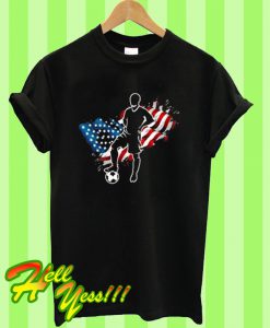 Mens USA Soccer Ball T Shirt