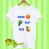 Orange Grap Pear T Shirt