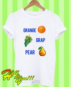 Orange Grap Pear T Shirt