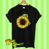 Paw dog sunflower T Shirt