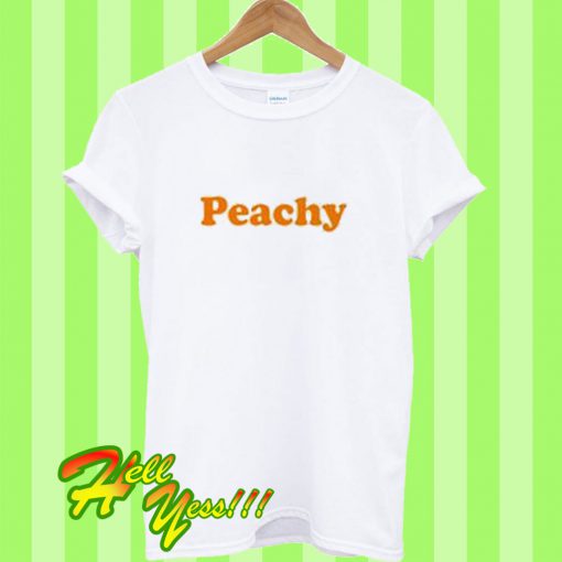 Peachy Font T Shirt