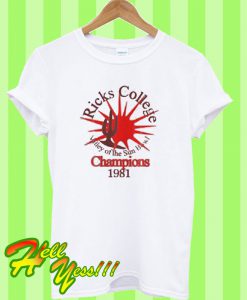 Ricks College Champions 1981 T Shirt