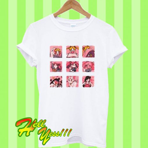 Sailor Moon Grid T Shirt