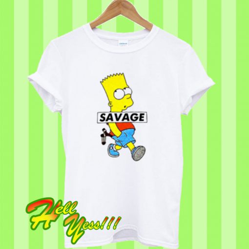 Savage Simpsons T Shirt