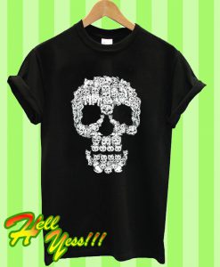 Skulls Are For Pussies Cat T Shirt