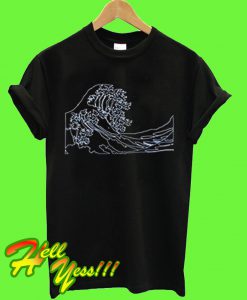 TSUNAMI Wave costeras T Shirt