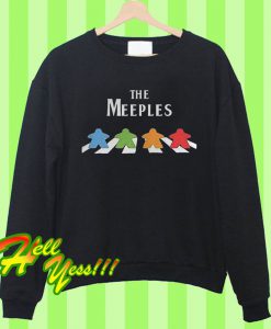 The Meeples Board Game Addict Sweatshirt
