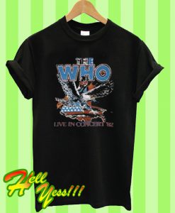 The Who Live In Concert 82 T Shirt