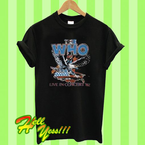 The Who Live In Concert 82 T Shirt