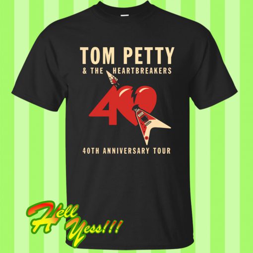 40th Anniversary Tour Tom Petty T Shirt