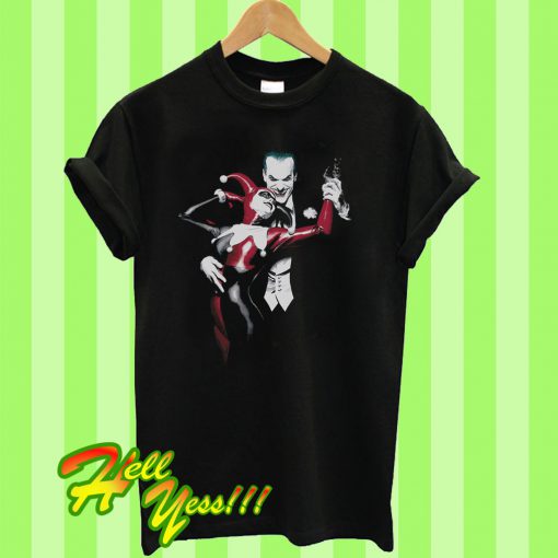 Alex Ross Joker and Harley Quinn T Shirt