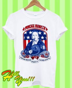 Archie Bunker All In The Family Beer Party T Shirt