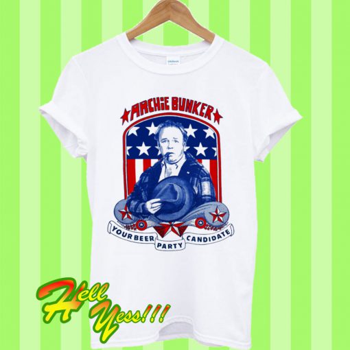 Archie Bunker All In The Family Beer Party T Shirt