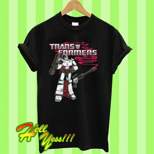 Black Heather Megatron Transformers T Shirt