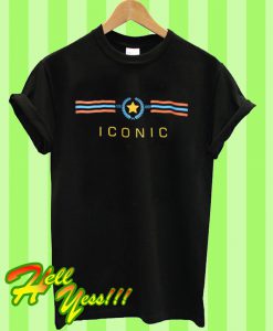 Black Iconic Slogan T Shirt