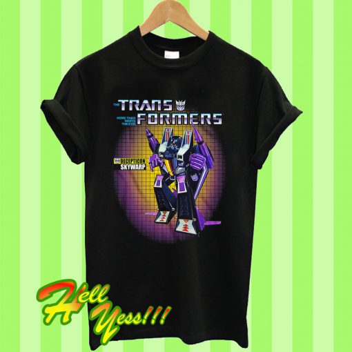 Box Art Skywarp Transformers T Shirt