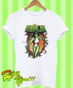 Break Through She-Hulk T Shirt