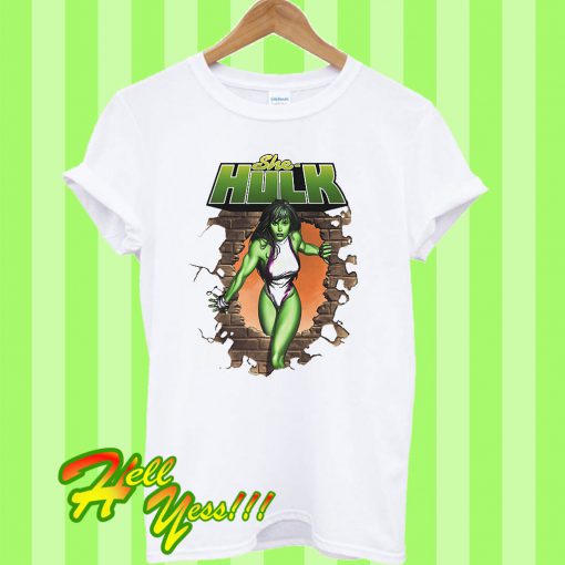 Break Through She-Hulk T Shirt