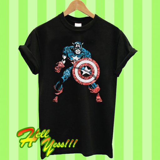 Captain America Comic T Shirt