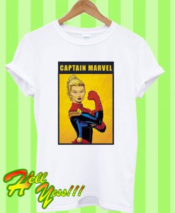 Captain Marvel The Riveter Poster T Shirt