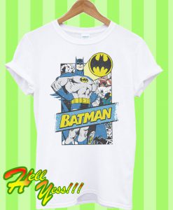 Comic Background Batman T Shirt