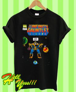 Cosmic Battle Infinity Gauntlet Thanos T Shirt