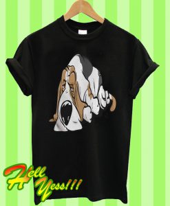 Dog Basset Hound Cartoon Dog Funny T Shirt