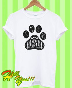 Dog footprint T Shirt