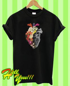 Flower Heart Spring T Shirt