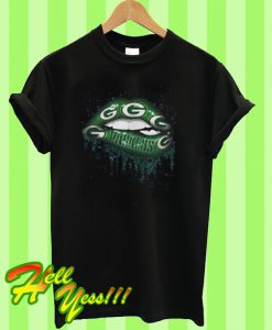 Green Bay Packers love glitter lips T Shirt