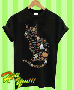 Halloween Cat T Shirt