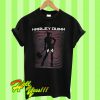 Harley Quinn Men's Black Striped Silhouette T Shirt