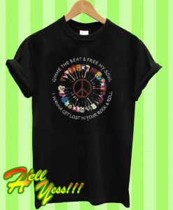 Hippie Guitar T Shirt