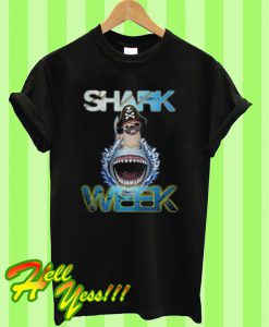 I Love Sharks Week and bulldog pirate T Shirt